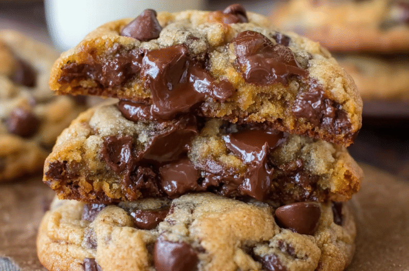 Ultra Thick Bakery Style Chocolate Chip Cookies