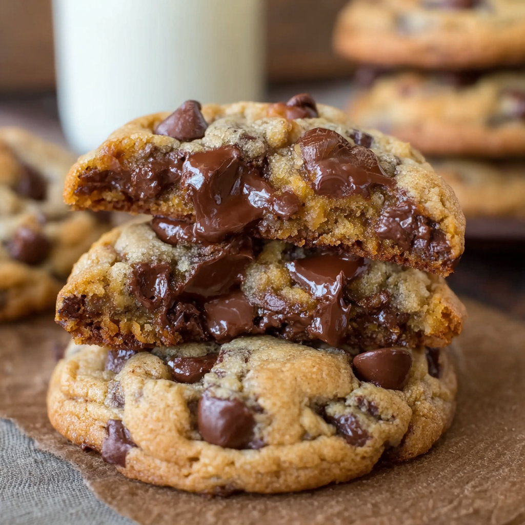Ultra Thick Bakery Style Chocolate Chip Cookies