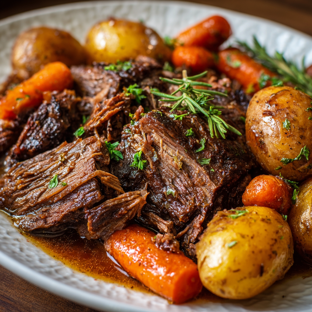 Crockpot Chuck Roast Recipe (10 Minute Prep!)