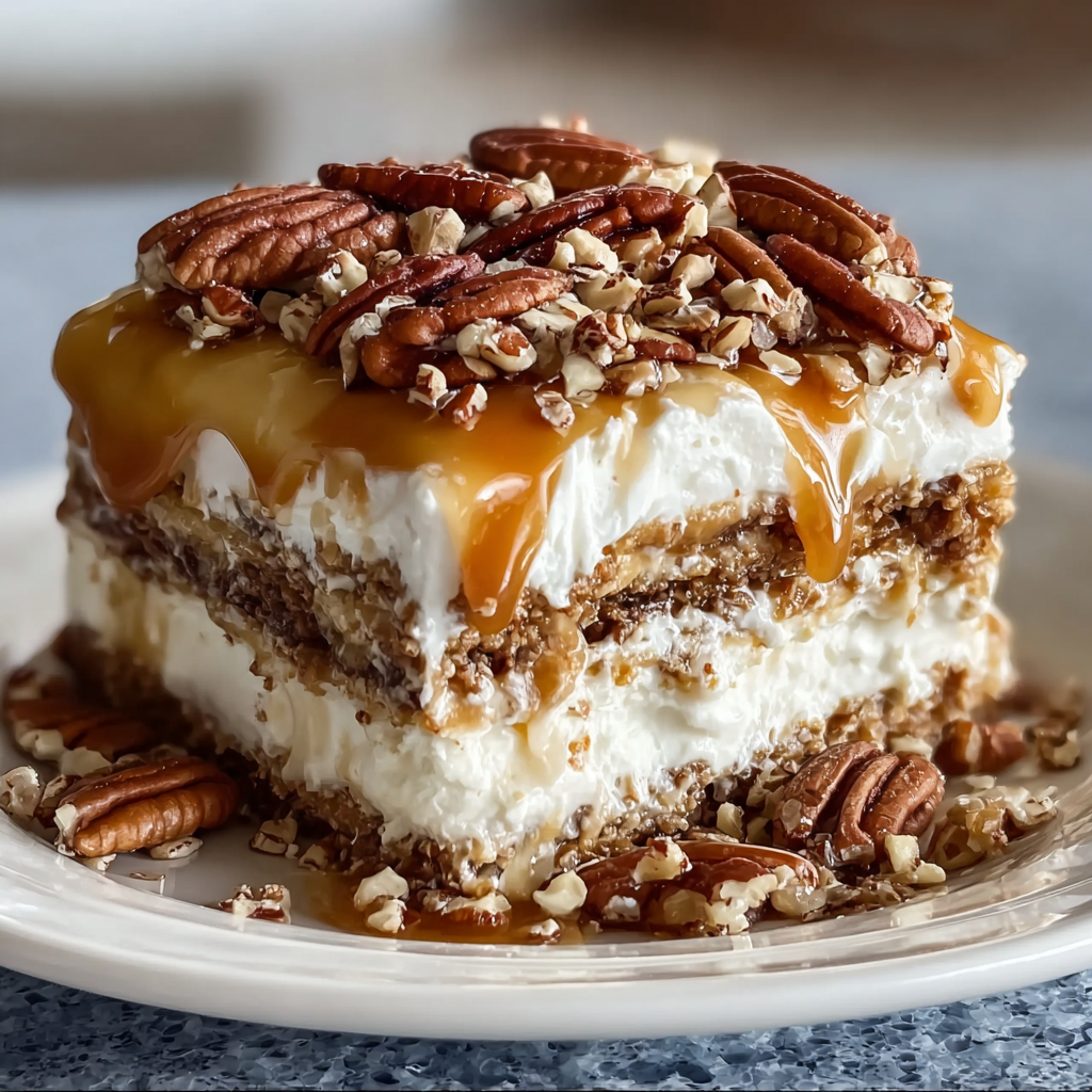 Pecan Pie Lasagna – A No-Bake Dream Dessert