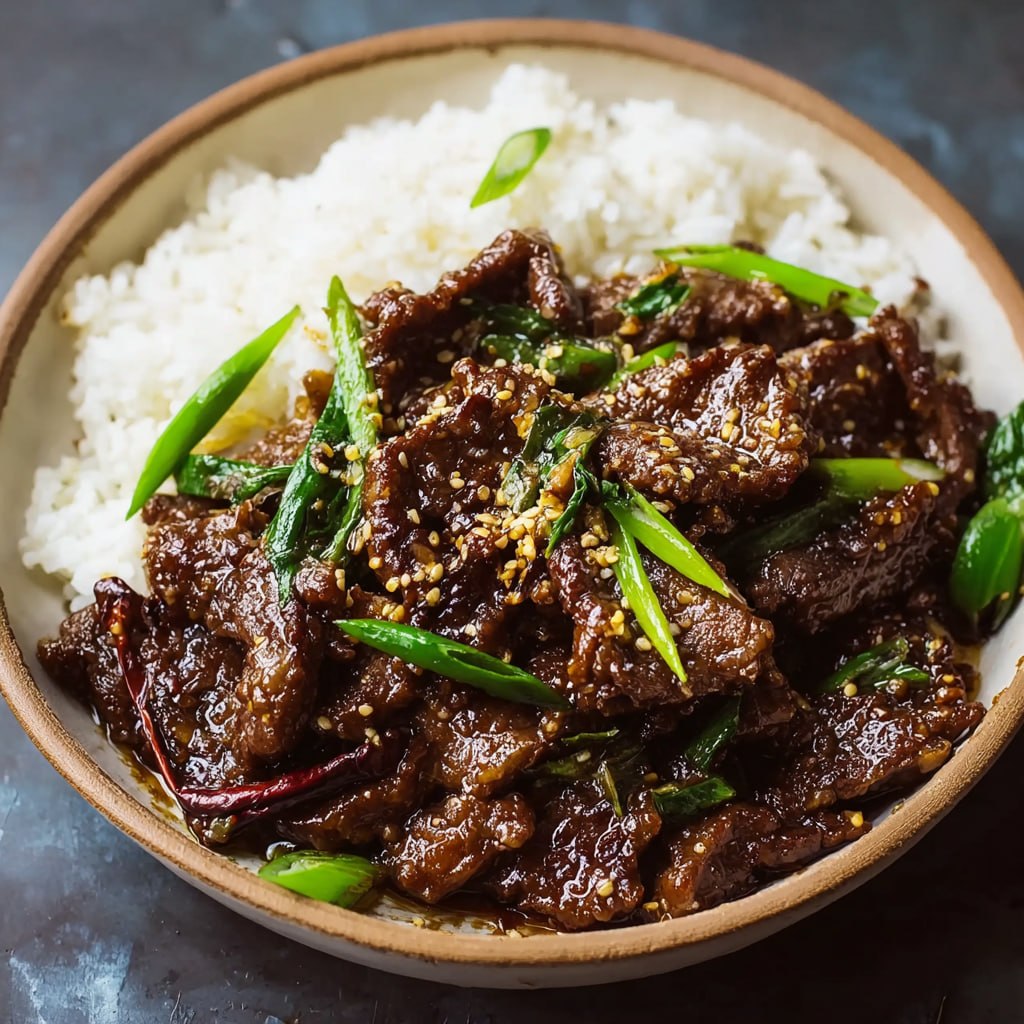 Mongolian Beef (PF Chang’s Copycat — Sweet, Sticky & 25 Minutes)
