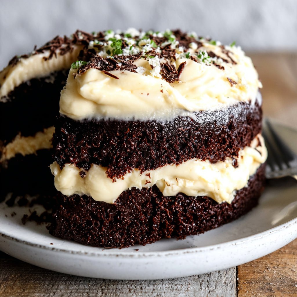Guinness Chocolate Cake with Irish Cream Buttercream (Stout, Cocoa, Bailey’s Frosting, 90 Min)