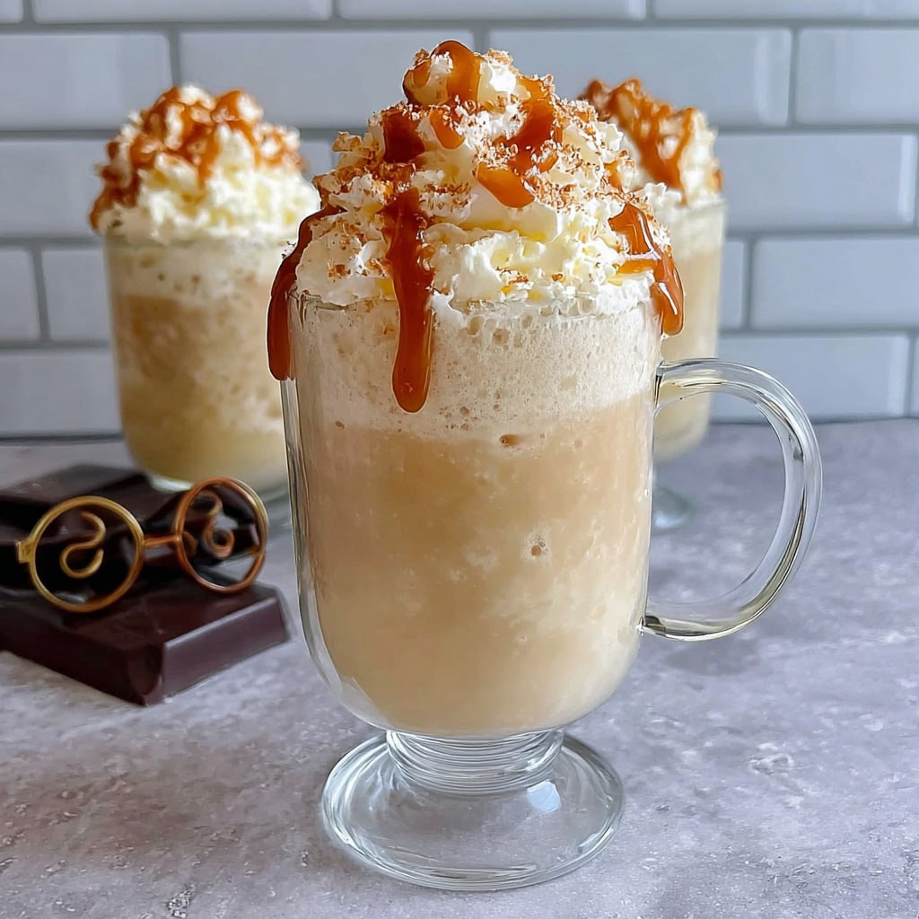 Frozen Butterbeer Recipe (Cream Soda Slush, Butterscotch, Whipped Topping, 10 Min)
