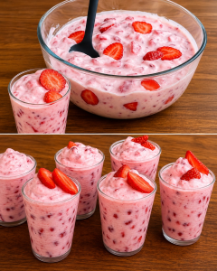 2-minute strawberry dessert
