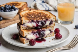blueberry brie grilled cheese