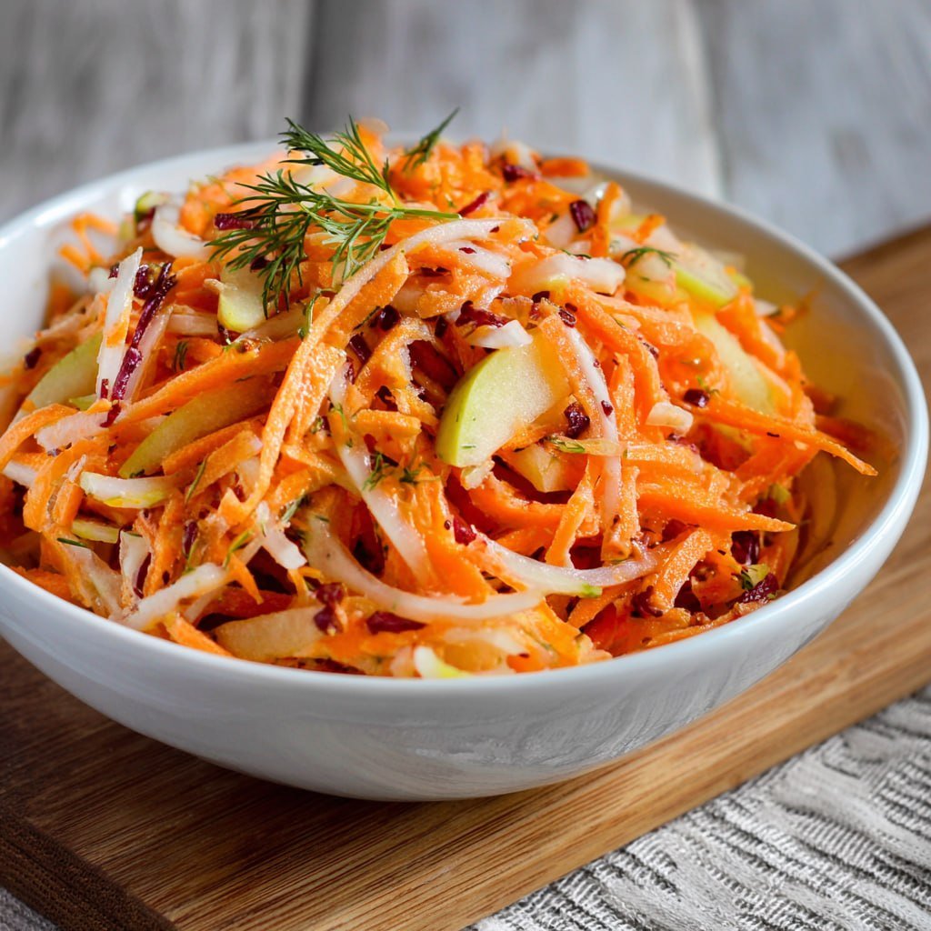 Carrot Apple Salad (Crunchy & Bright, 15 Minutes)