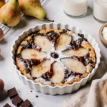 chocolate and pear clafoutis