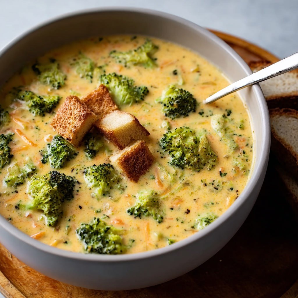 creamy broccoli cheddar soup