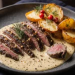 creamy dijon skillet steak