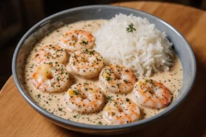 creamy garlic butter shrimp