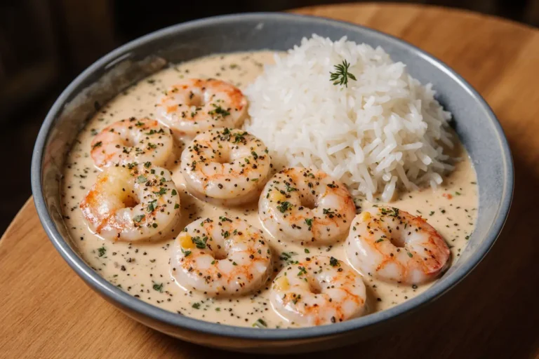 creamy garlic butter shrimp