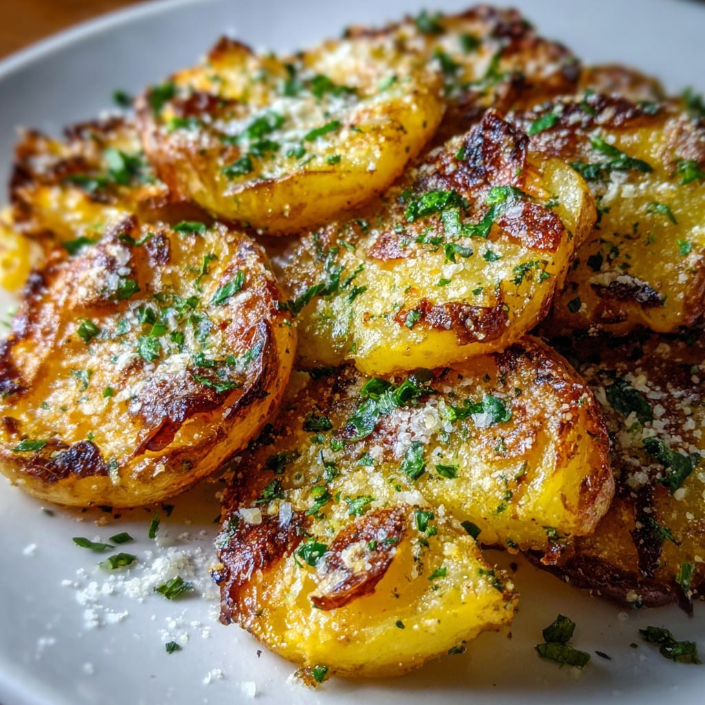 crispy garlic parmesan lamb chops