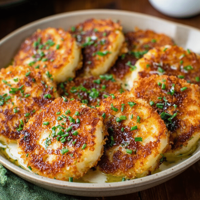 crispy mashed potato cakes