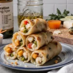 crispy vegetable and cheese cigars