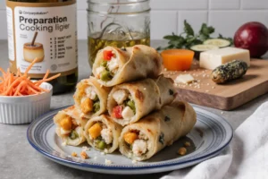 crispy vegetable and cheese cigars