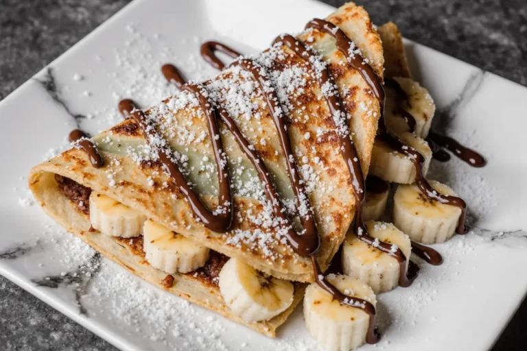 chocolate breakfast crêpes