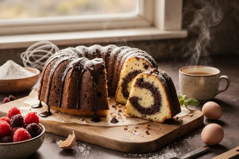 easy marble bundt cake