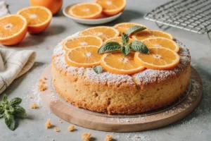 fresh orange cake