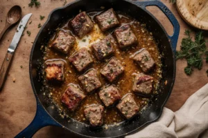 garlic butter steak bites