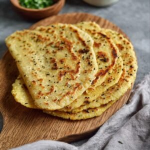 Best gluten-free potato flatbread golden and fresh from the skillet