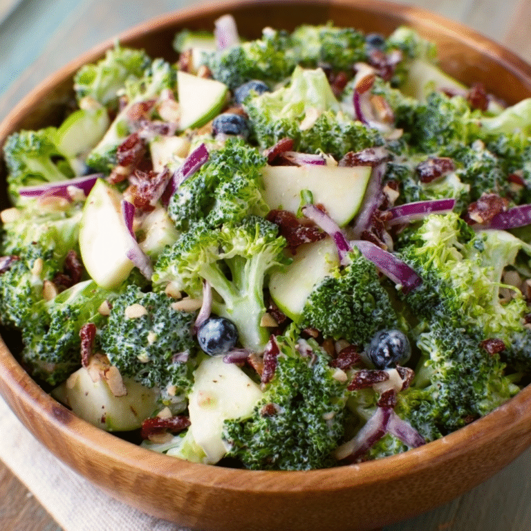 healthy broccoli salad