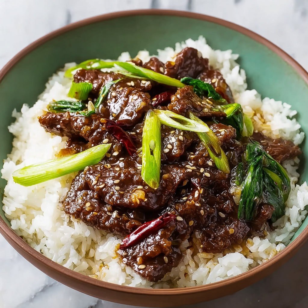 homemade mongolian beef