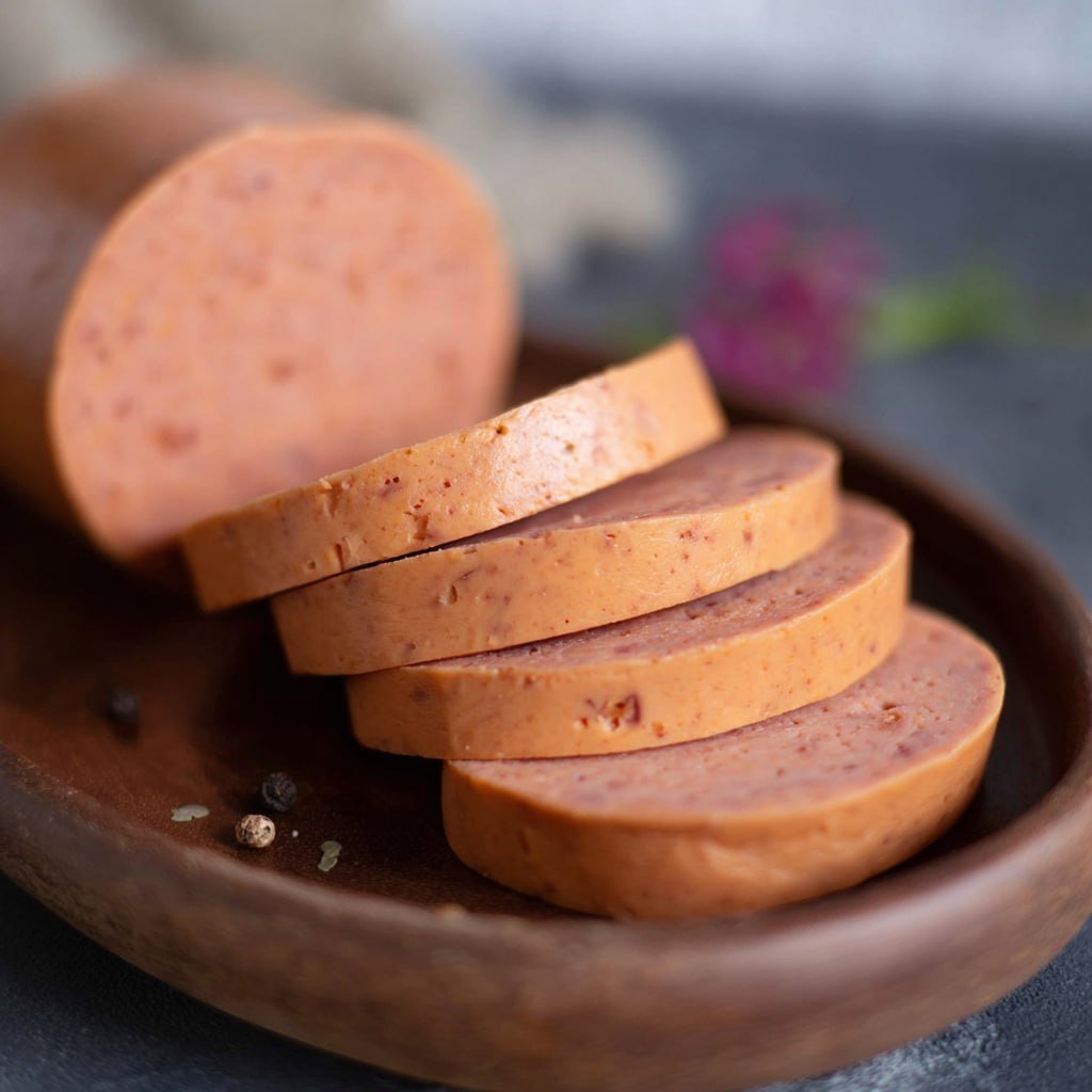 homemade vegan bologna