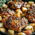 honey mustard apple chicken