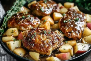 honey mustard apple chicken