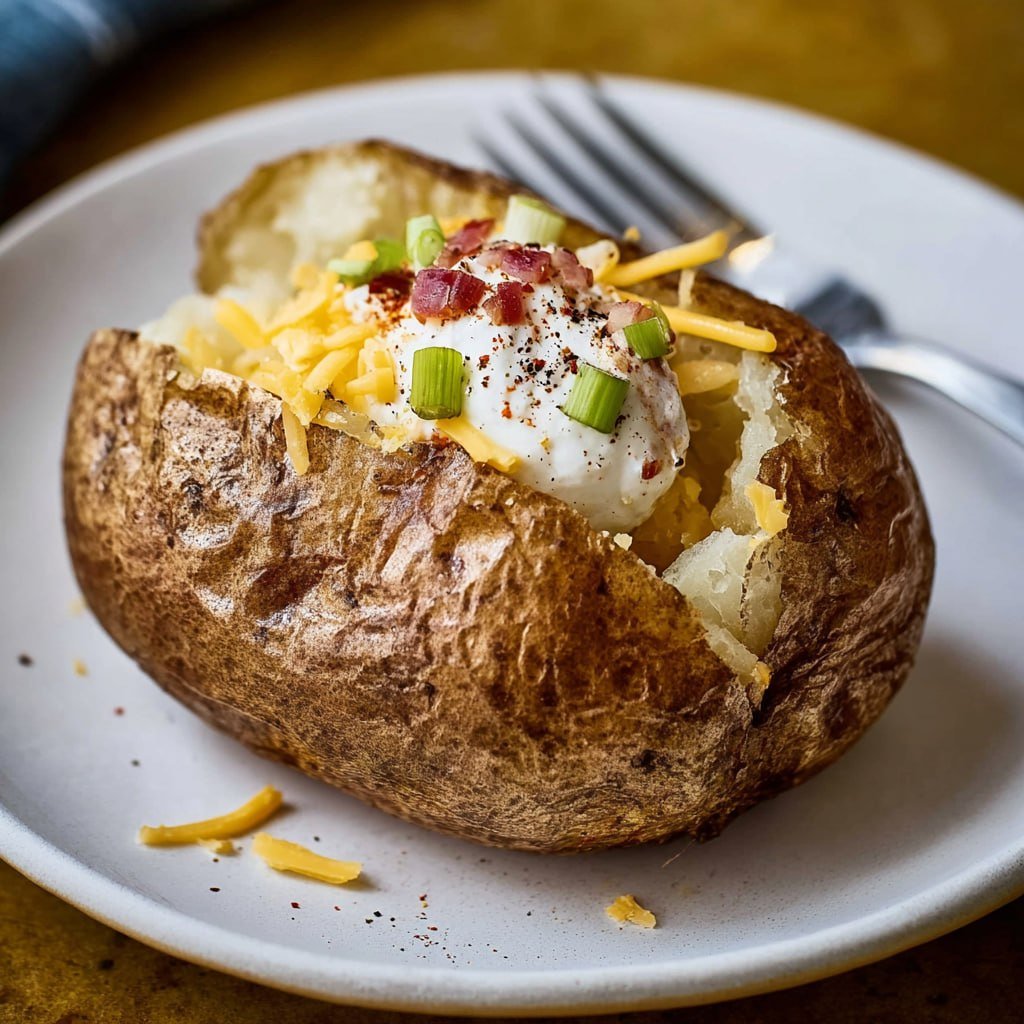microwave baked potato