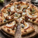 pear and blue cheese pizza