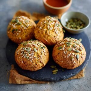 Best red lentil bread rolls recipe showing golden crust and soft inside