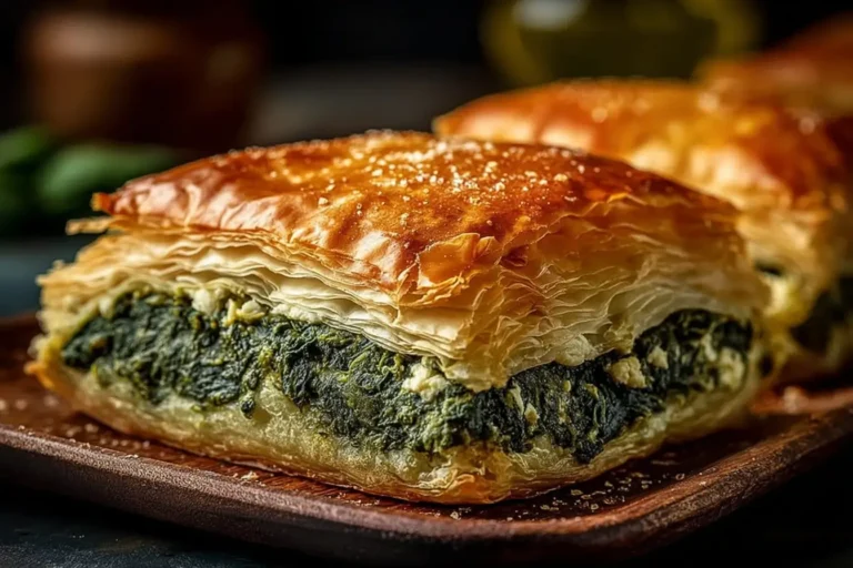 spinach and feta puff pastry pie