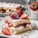 strawberry cream cake