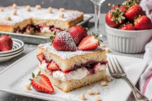 strawberry cream cake