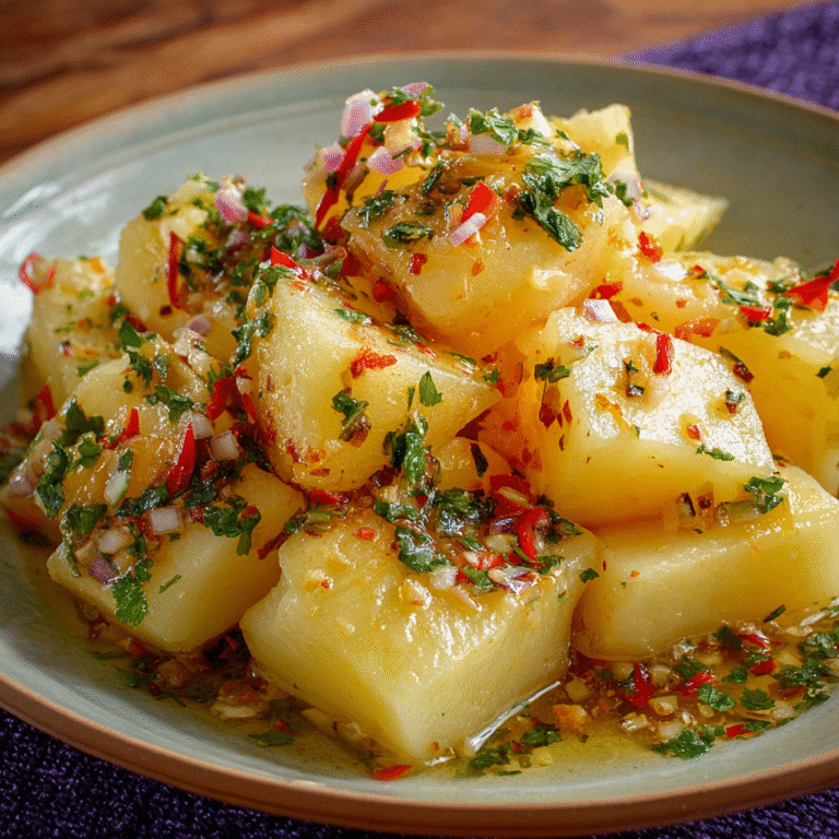 yuca con mojo