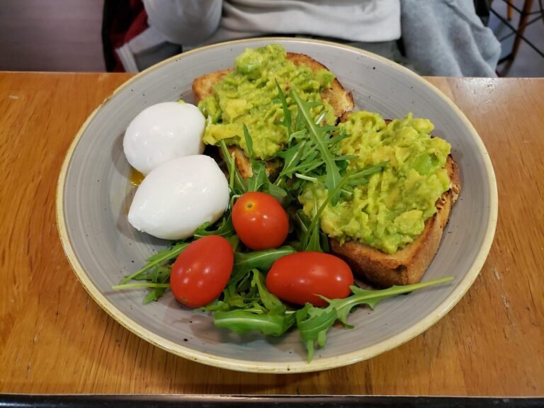 Avocado Toast with Poached Egg and Chili Flakes