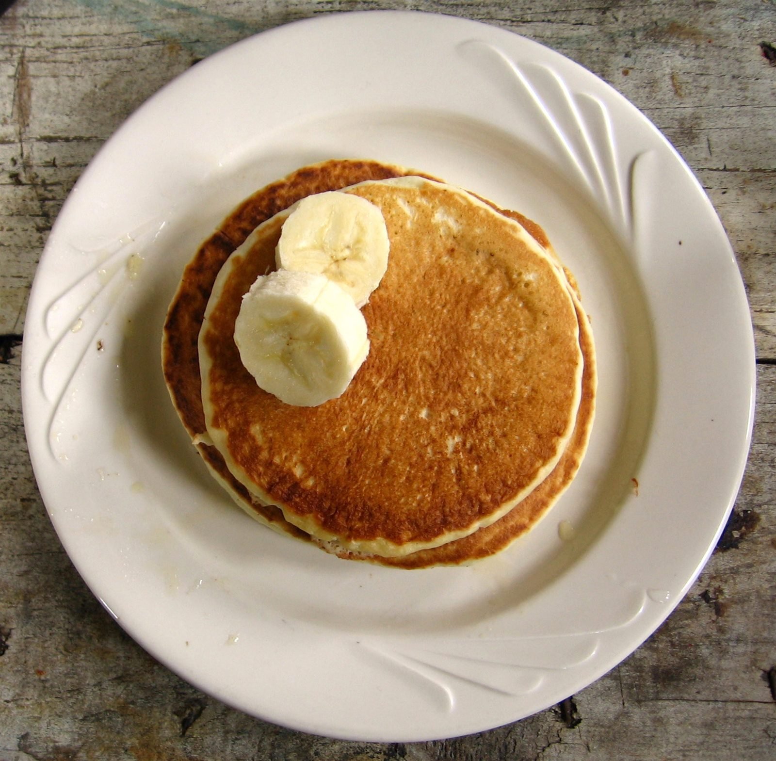 Banana Pancakes with Honey
