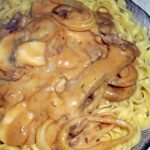 Beef Stroganoff with Buttered Noodles